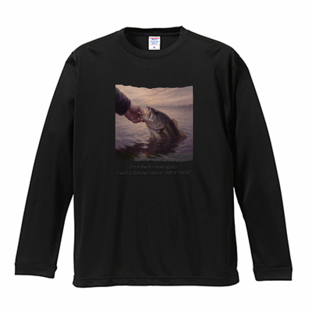 再会の約束 / Promise to Meet Again DRYロングスリーブTシャツ 100 Years of Catch & Release Culture