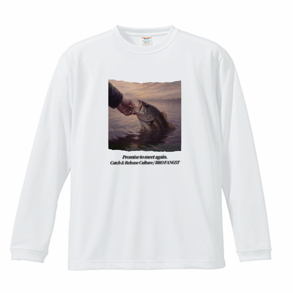 再会の約束 / Promise to Meet Again DRYロングスリーブTシャツ 100 Years of Catch & Release Culture