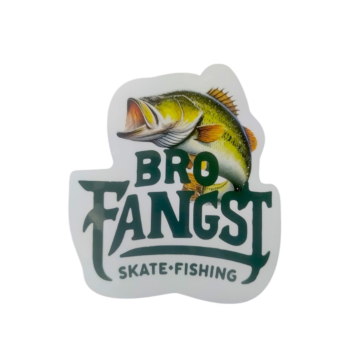 BRO FANGST STANDARD SIGNATURE FISH Sticker(80x70mm)
