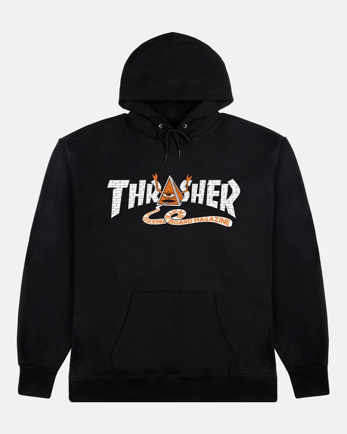 Thrasher x Toy Machine Pyramid Hoodie (Black)