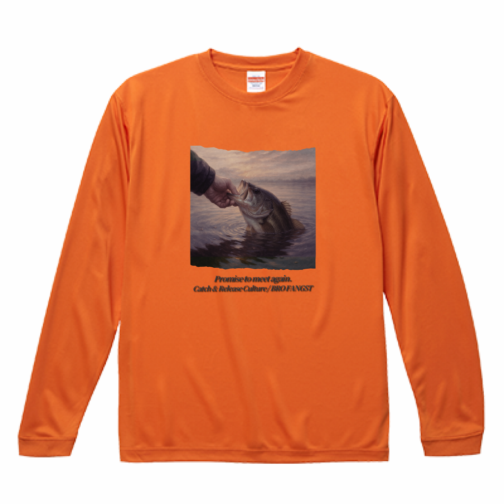 再会の約束 / Promise to Meet Again DRYロングスリーブTシャツ 100 Years of Catch & Release Culture