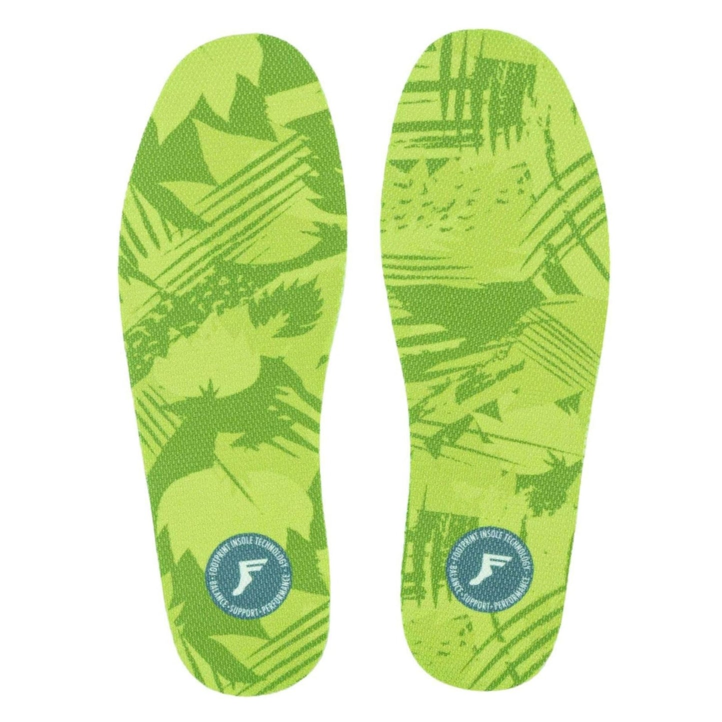 FP INSOLE FLAT INSOLES GREEN CAMO CUTTING TYPE 【FLAT 3mm】