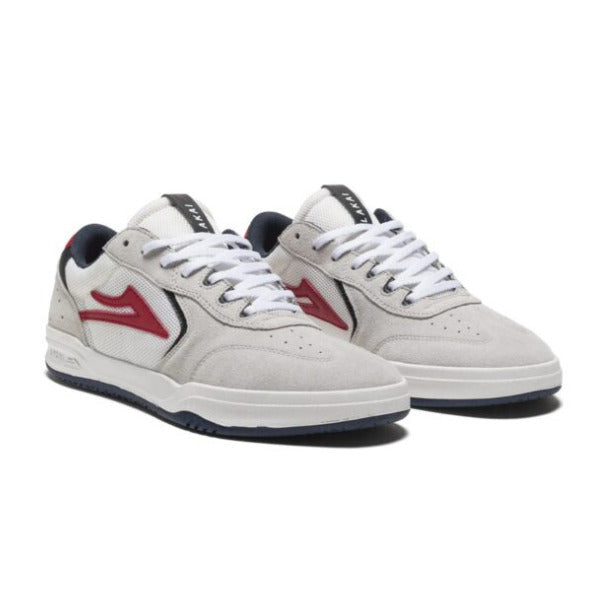 LAKAI ATLANTIC WHITE/NAVY SUEDE