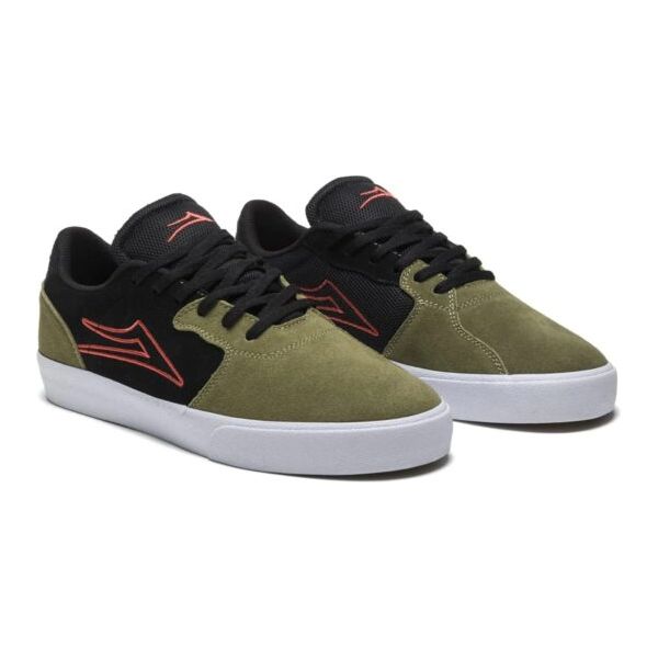 LAKAI CARDIFF OLIVE/BLACK SUEDE