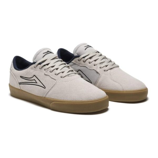 LAKAI CARDIFF WHITE/GUM SUEDE