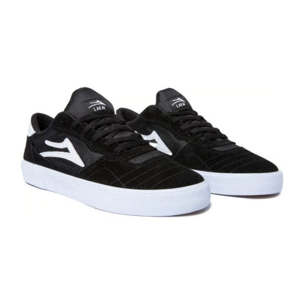 LAKAI CAMBRIDGE BLACK/WHITE SUEDE
