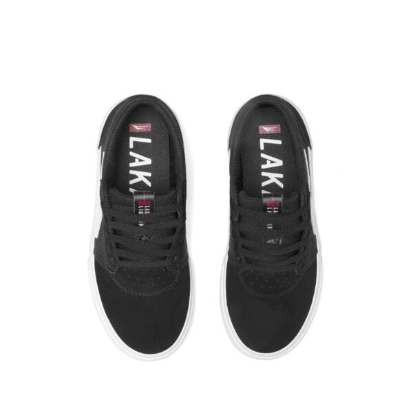【Kids】Lakai Griffin Black/White Suede