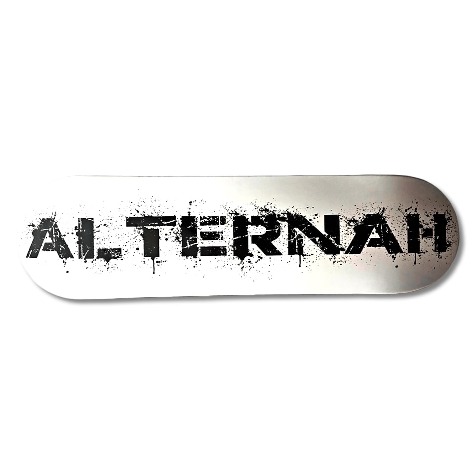 Alternah White Logo Board(Mellow Concave)