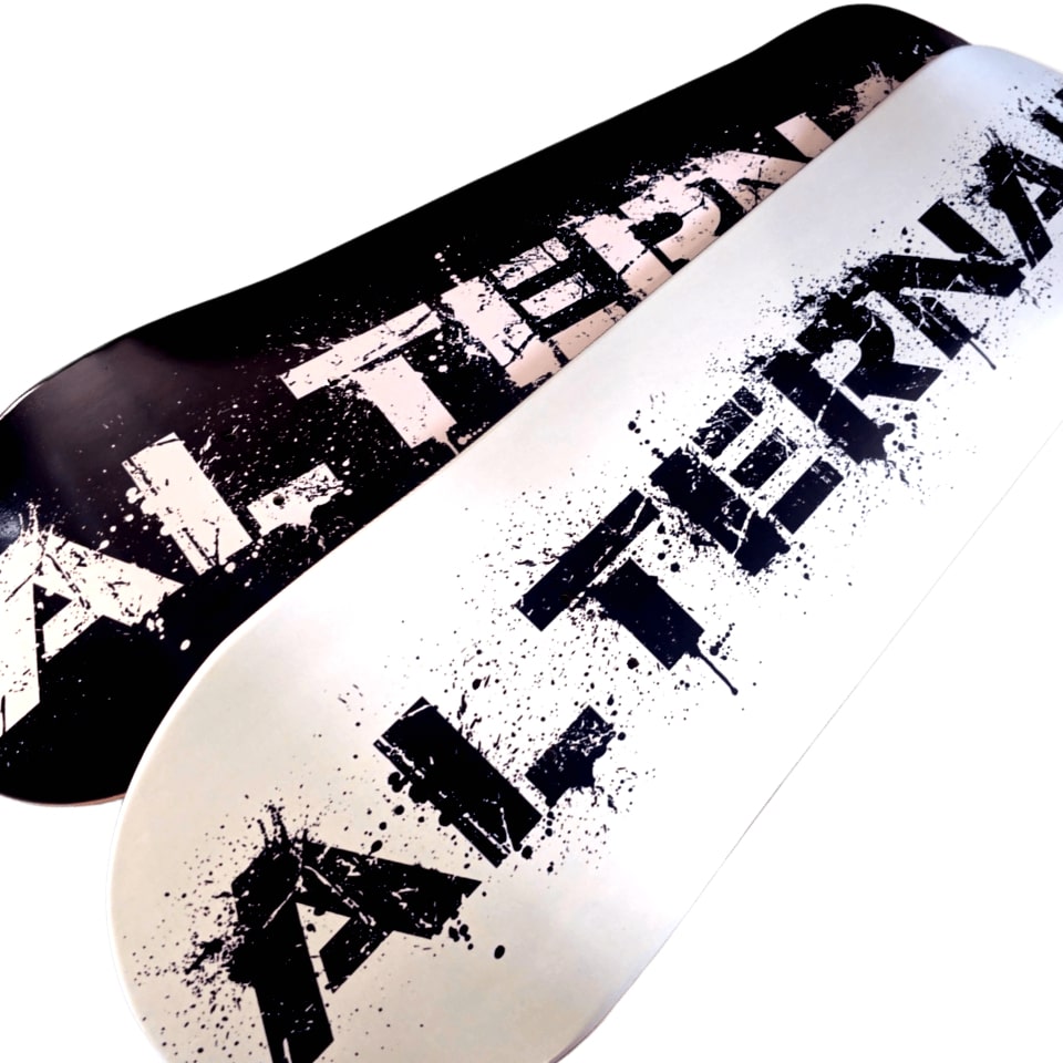 Alternah White Logo Board(Mellow Concave)