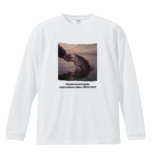 再会の約束 / Promise to Meet Again　DRYロングスリーブTシャツ 100 Years of Catch & Release Culture　