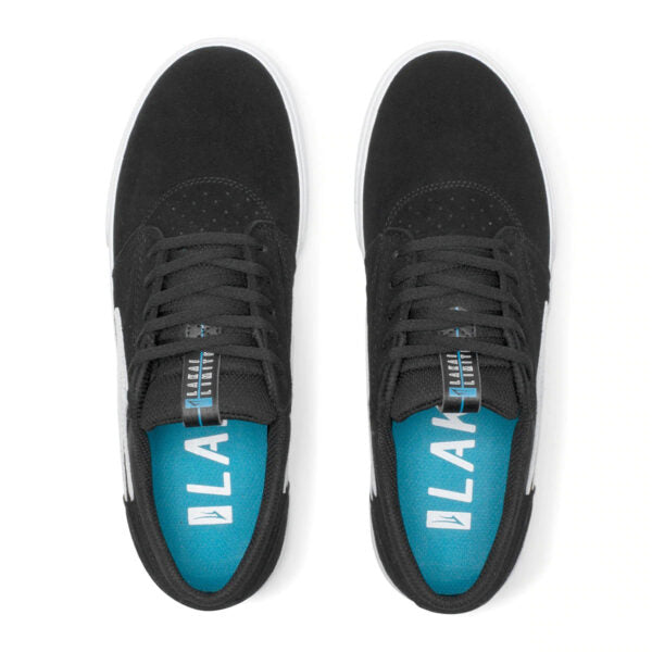 LAKAI GRIFFIN BLACK/WHITE SUEDE